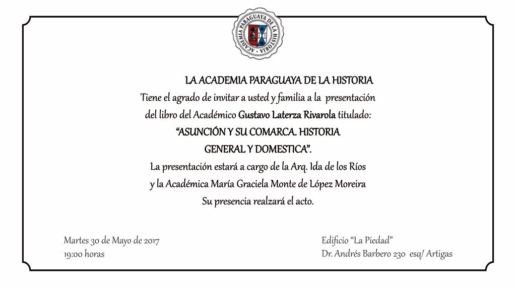 Prensentación del libro del Académico Gustavo Laterza Rivarola